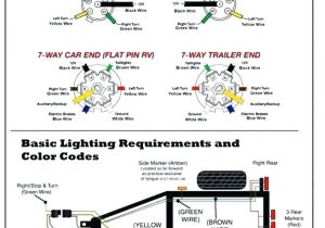 Trailer Wiring Diagram 4 Way to 7 Way Trailer Wiring Diagrams Co Diagram Plug End 6 Way Awesome ford