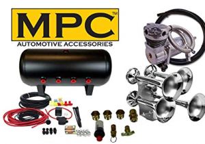 Train Horn Wiring Diagram Amazon Com Mpc Giant Quad Train Horn Kit for Trucks Cars Train Horn Wiring Diagram Amazon Com Mpc Giant Quad Train Horn Kit for Trucks Cars