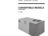 Trane Xt302c Wiring Diagram 12 Seer Package Gas Electric Units Convertible Models Ycx024