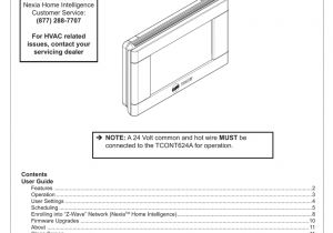Trane Zone Sensor Wiring Diagram Tcont624 Install Manual Manualzz