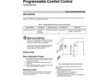 Trane Zone Sensor Wiring Diagram Trane Tcont800 thermostat Installation Manual Manualzz