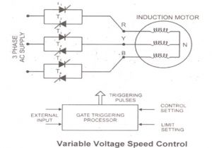 Triac Wiring Diagram Three Phase Motor Control Using Scr D E Notes
