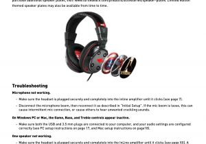 Turtle Beach P11 Wiring Diagram Turtle Beach Marvel Seven Userguide Owner S Manual