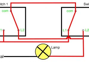 Two Way Wiring Diagram for Light Switch Two Way Light Switching Explained