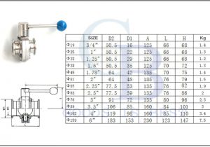 Tyco Bfv 300 Wiring Diagram 2 Sanitary butterfly Valve Stainless Steel 304 Tri Clamp Food Grade