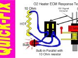 Universal Lambda Sensor Wiring Diagram O2 Sensor Heater Quick Fix Youtube