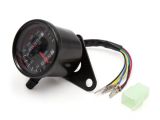 Universal Motorcycle Speedometer Wiring Diagram Universal Motorcycle 0 160km H Black Dual Speedometer Odometer Gauge