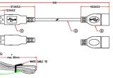 Usb Extension Cable Wiring Diagram 28 24 Awg Usb 2 0 Hi Speed A to A Extension Cable 6ft Black