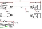 Usb Extension Cable Wiring Diagram 28 24 Awg Usb 2 0 Hi Speed A to A Extension Cable 6ft Black