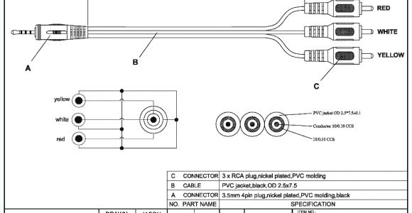 Usb to Rca Cable Wiring Diagram Rca Wiring Diagram Blog Wiring Diagram