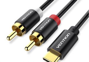Usb to Rca Cable Wiring Diagram Us 7 34 Vention Usb C Rca Audio Cable Type C to 2 Rca Cable 2rca Jack Type C Rca Cable for iPhone Sumsung Xiaomi Speaker Home theater Tv On
