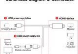 Usb Type C to Hdmi Wiring Diagram Amanka Smartphone Mhl Zu Hdmi Adapter Kabel Mirroring