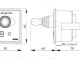 Vetus Wiper Motor Wiring Diagram Buy Vetus Bow Thruster Single Joystick Thruster Control Bpje2 In Usa