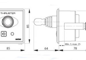 Vetus Wiper Motor Wiring Diagram Buy Vetus Bow Thruster Single Joystick Thruster Control Bpje2 In Usa
