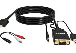 Vga Wall Plate Wiring Diagram Amazon Com Vga to Hdmi Adapter Cable 15ft 4 5m Old Pc to New Tv