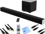 Vizio sound Bar Wiring Diagram Vizio Sb3821 C6 2 1ch Bluetooth sound Bar System W Wireless Sub Plus Hook Up Bundle Includes sound Bar System with Wireless Subwoofer Hdmi