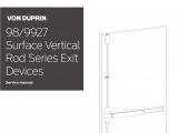 Von Duprin Chexit Wiring Diagram Von Duprin 98 9927 Surface Vertical Rod Exit Device 108731