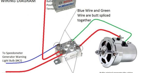 Vw Voltage Regulator Wiring Diagram Alternator Conversion Instructions Vw Vw Beetles Vw Parts