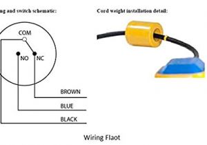 Water Tank Float Switch Wiring Diagram Aqua Float Switch Sensor for Water Level Controller with 2 Meter
