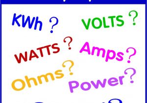 Watt Stopper Power Pack Wiring Diagram Understanding Electricity Volts Amps Watts Kilowatt Hours Kwh
