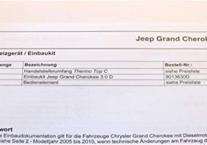 Webasto thermo top C Wiring Diagram Jeep Grand Cherokee Webasto Einbaukit Fur thermo top C Standheizung Webasto thermo top C Wiring Diagram Jeep Grand Cherokee Webasto Einbaukit Fur thermo top C Standheizung