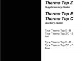 Webasto thermo top C Wiring Diagram Webasto Manual thermo top Z C E Workshop Manual Hvac Combustion