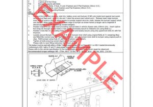 Westfalia towbar Wiring Diagram Genuine Westfalia 317016 Detachable towbar for Skoda Octavia I Est