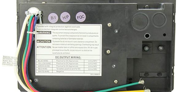 Wfco 8725 Wiring Diagram Amazon Com Wfco Wf8725p Brown 25 Amps Power Center Automotive