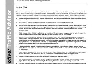 Whelen Dominator 8 Wiring Diagram Installation Note when