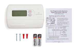 White Rodgers 1f86 344 Wiring Diagram Emerson 1f86 344 Non Programmable thermostat for Single Stage