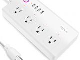 Whole House Surge Protector Wiring Diagram Amazon Com Smart Power Strip Wifi Power Bar 5ft Extension Cord