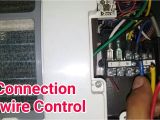 Window Type Aircon Wiring Diagram Connection Ac Indoor to Outdoor 3 Wire Control Fully4world Youtube