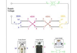 Wiring Connection Diagram 3 Way Switch Connection Diagram Electrical Technology In 2019
