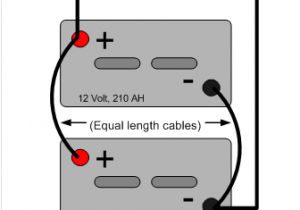 Wiring Diagram for 2 12 Volt Batteries In Series 12v Batteries In Parallel Diagram Wiring Diagram Pos