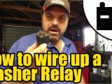 Wiring Diagram for 3 Pin Flasher Unit How to Wire Up A Flasher Relay 1927 Youtube