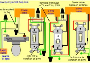 Wiring Diagram for 4 Way Light Switch 4 Wire Switch Diagram Wiring Diagram Review