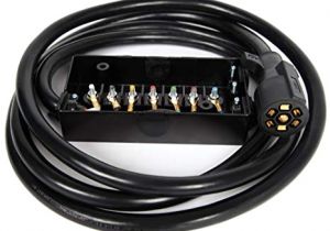 Wiring Diagram for 7 Way Trailer Connector Amazon Com Lavolta 7 Way Trailer Connector Plug Cord 7 Pin Wiring