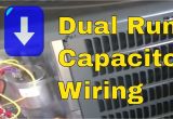 Wiring Diagram for A Air Conditioner Run Capacitor Hvac Training Dual Run Capacitor Wiring Youtube