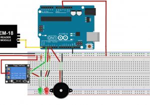 Wiring Diagram for Door Entry System Arduino Rfid Door Lock Project Using Arduino Uno Rfid Reader Em 18