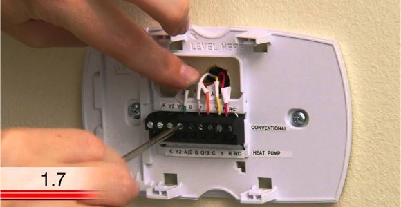 Wiring Diagram for Honeywell thermostat Th3110d1008 Honeywell Rth6580wf Wi Fi Tstat Extra Wire Installation Video Youtube
