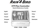 Wiring Diagram for Rain Bird Sprinkler System Rain Bird Stp Plus Series Sprinkler Timer User Manuals and Instructions