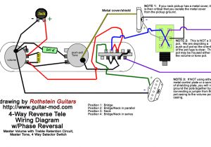 Wiring Diagram for Telecaster Telecaster 4 Way Switch Wiring Diagram Cool Guitar Mods Pinterest