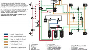 Wiring Diagram for Trailer Lights and Electric Brakes Tractor Trailer Air Brake System Diagram with Images