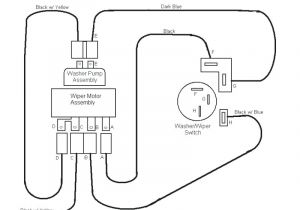 Wiring Diagram for Windshield Wiper Motor 1990 ford Wiper Motor Wiring Diagram Wiring Diagram Sheet