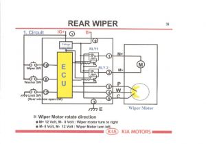 Wiring Diagram for Windshield Wiper Motor 2007 Kia sorento Rear Wiper Wiring Wiring Diagram Page