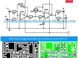 Wiring Diagram Subwoofer An Electronic Subwoofer Crossover Wiring Wiring Diagram Info