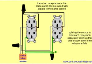 Wiring Double Outlet Diagram Dual Duplex Wiring Diagram My Wiring Diagram