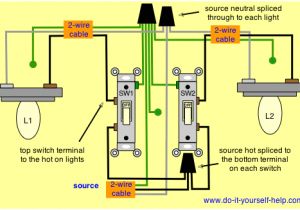 Wiring Two Lights to One Switch Diagram Wiring Two Schematics Side by Side In One Box Wiring Diagram Sys