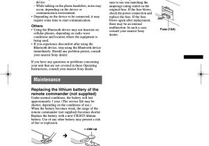 Xav 63 Wiring Diagram sony Xav62bt Av Center User Manual Xav 62bt 622 Xav 63 Wiring Diagram sony Xav62bt Av Center User Manual Xav 62bt 622