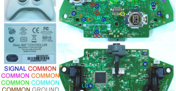 Xbox 360 Wireless Controller Wiring Diagram Xbox Wiring Diagrams Wiring Diagram